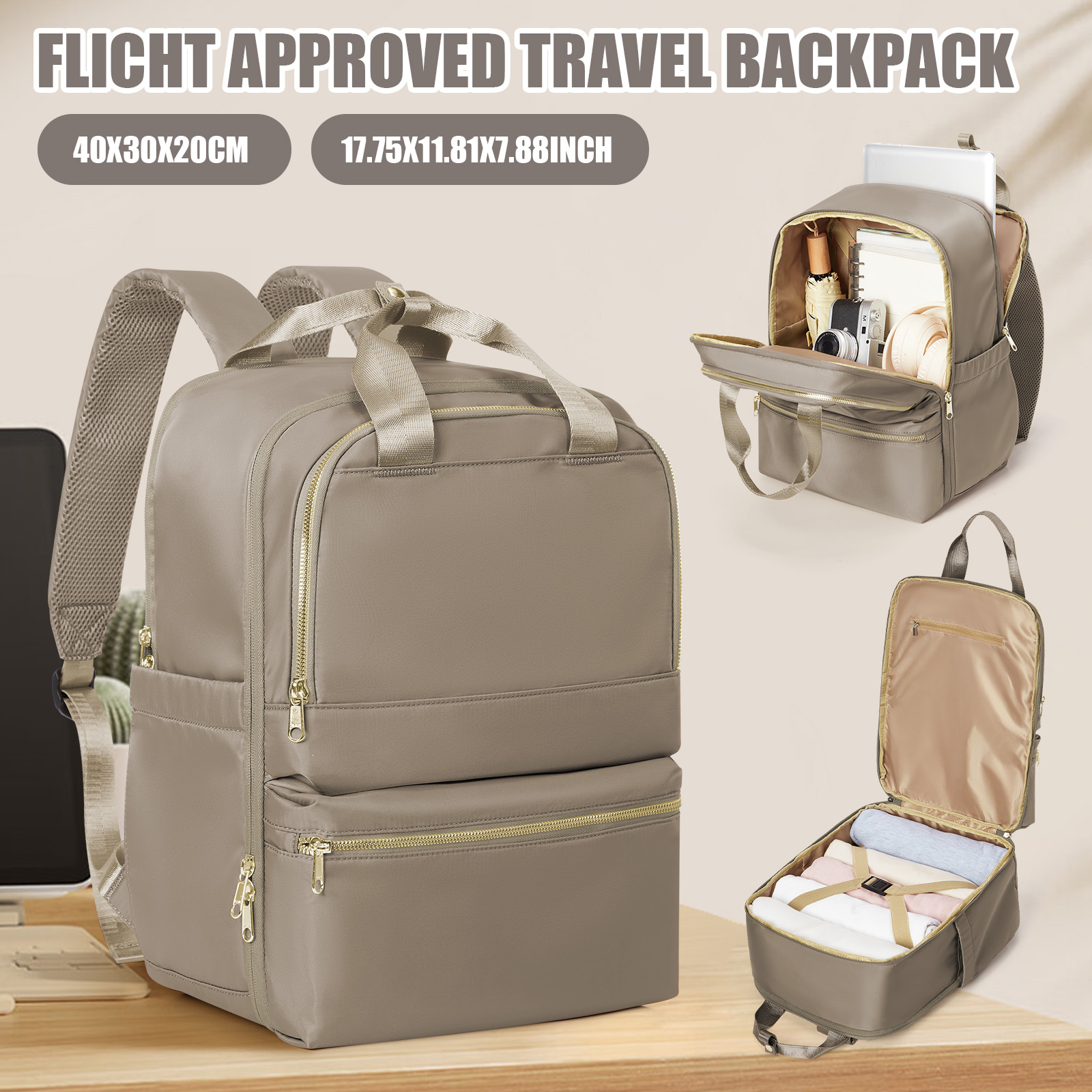 Laptop Bag - Plecak podróżny Ryanair 40x30x20 dla kobiet,