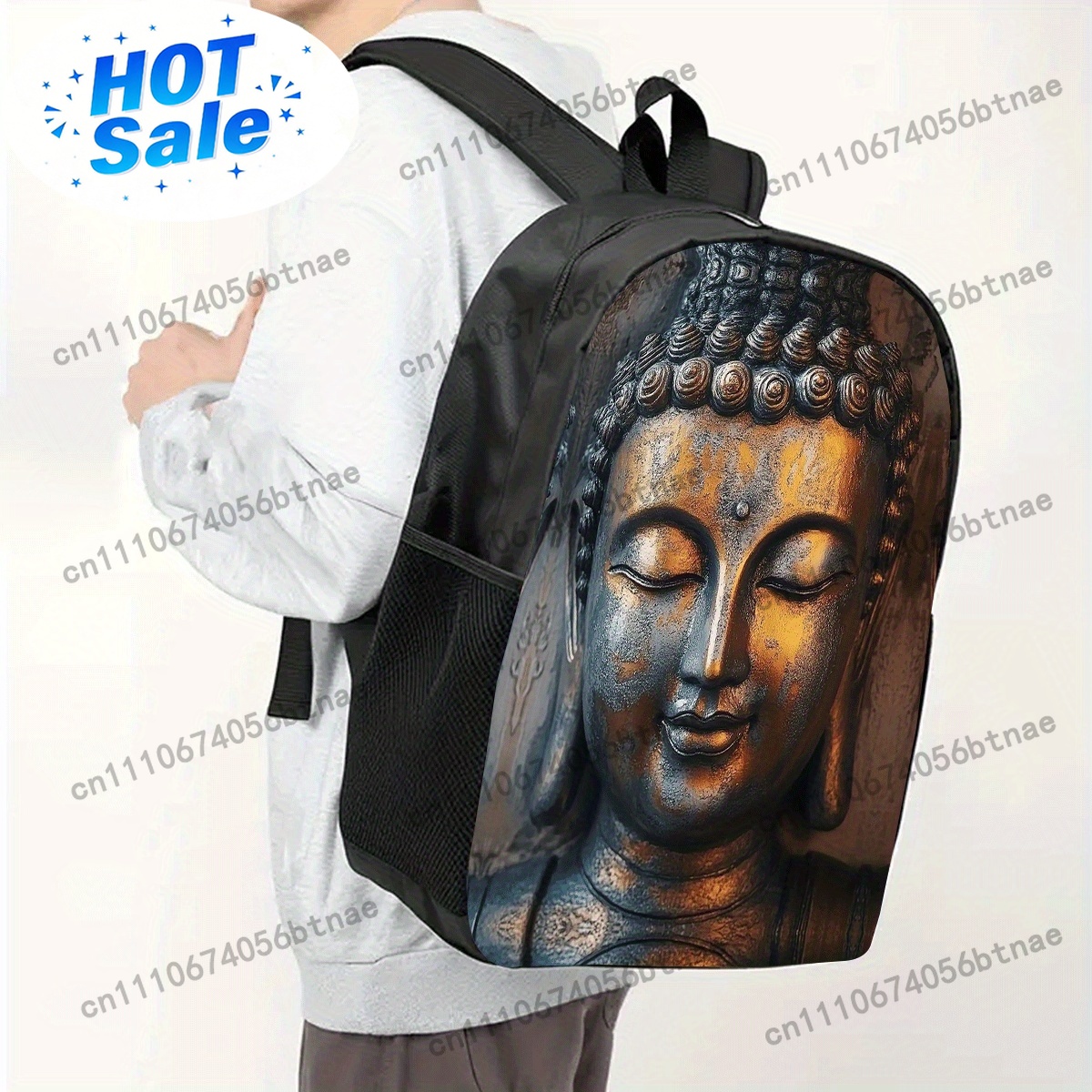 Laptop Bag - 1 szt. Plecak Casual z Nadrukiem