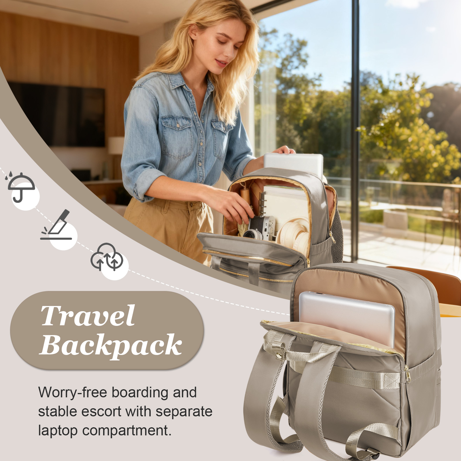 Plecak podróżny Ryanair 40x30x – Laptop Bag recenzja i cena