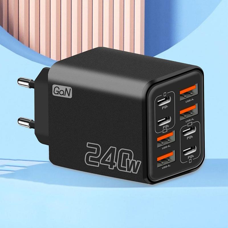 Ładowarka USB C GaN 240W 8 w 1 – Laptop Charger recenzja i cena
